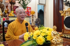 Hòa thượng Thích Bảo Nghiêm thuyết giảng tại chùa Cát Linh